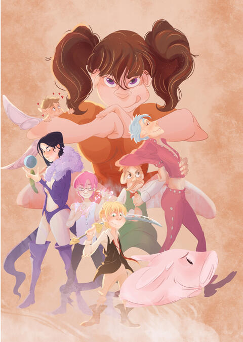 "Seven Deadly Sins" fanart